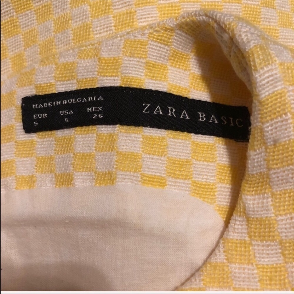 ⭐️Zara Checkered Jacquard Sleeveless Top - Picture 6 of 8